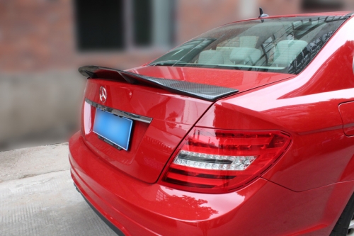 07-14 W204 C CLASS (COUPE) RENTECH R1 STYLE TRUNK WING