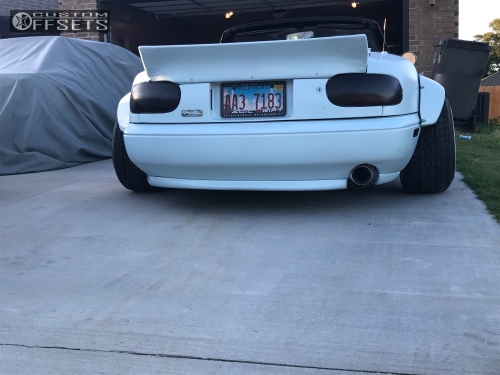 FOR 89-97 MX-5 MIATA NA ROCKET BUNNY STYLE REAR DUCK TAIL WING