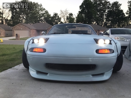 FOR 89-97 MX-5 MIATA NA ROCKET BUNNY STYLE FRONT LIP