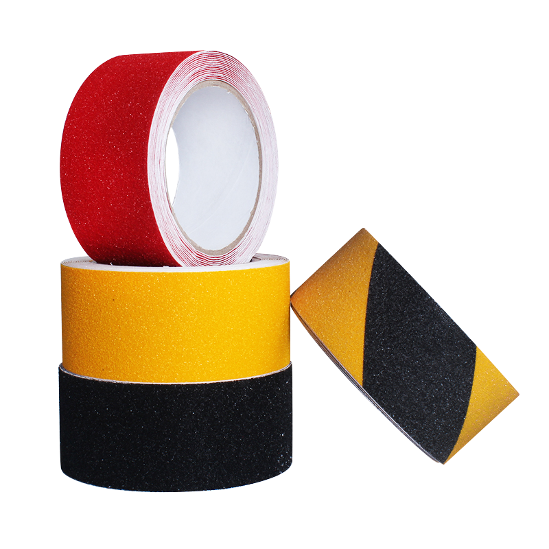 Colored waterproof glow anti slip rubber tape silicone tape, anti-slip strip for stairs