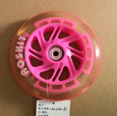 120*24mm wheels with lights