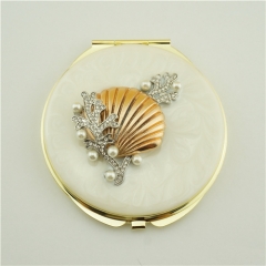 Golden shells exquisite makeup mirror/Gifts for different occasions