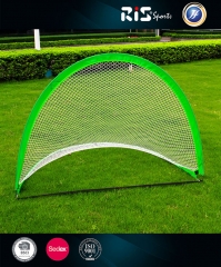 Portable Twins Pop-up Soccer Goal with fiberglass for training
