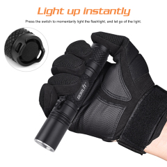 Boruit BC01 High Quality Emergency aviation torch Best Flashlight LED with AA battery