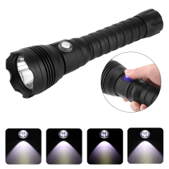 6000 Lumen Waterproof Torch IPX8 LED XHP70 Flashlight for Underwater Diving