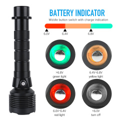 S6 Diving Flashlight High Power Scuba Torch