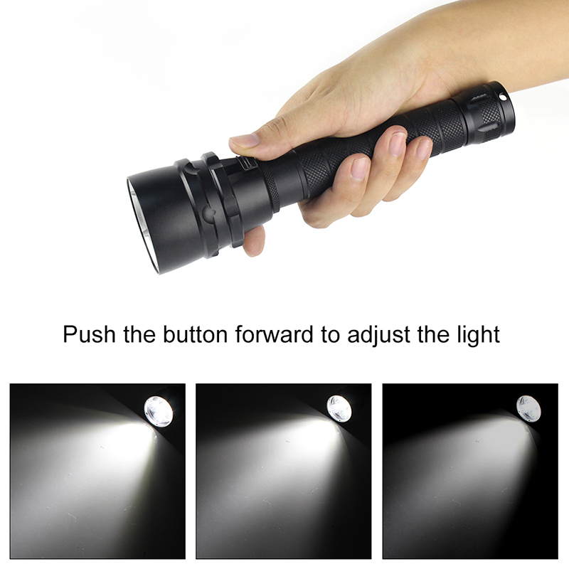 6000 Lumen Magnetic Switch led Flashlight 5L2 Diving Torch