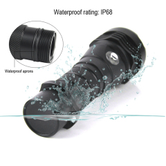 Magnetic Diving Light Flashlight, L2 Waterproof Torch Lamp for Night Scuba Mount Diving