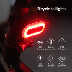 Factory Outlet Night Riding Accessories Custom Logo Led Bicycle Tail Light Rechargeable Usb Waterproof Taillight Bike