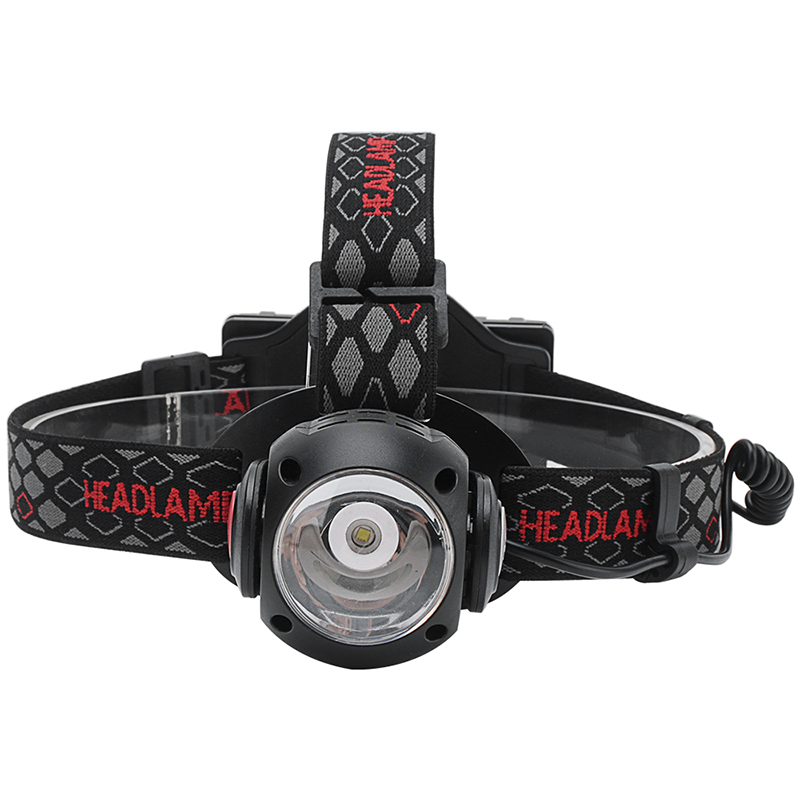 New Product Front and Back T6 COB Lamp Beads Headlamp Rechargeable White and Red Emitting light