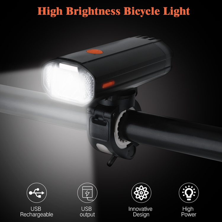 Cycle Torch USB Rechargeable Bike Light Powerful Bicycle Light LED