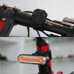 2020 New Waterproof Led Bicycle Turn Signal Light Smart Tail Light Bike Rear Brake Light