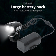 New Model Rechargeable T6 Led 1800 Lumen Light Sensor Bicycle Front Lamp High Power bike lights