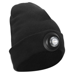 BORUiT GT28 800 Lumens LED Beanie with Light USB Rechargeable Hat Light LED Headlamp