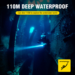 Boruit S3 professional diving flashlight 3000lumens Scuba Diving Torch Aluminum Alloy Diving Torch 110M diving depth Led Flashlight