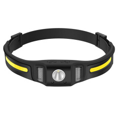 BORUiT GT30 Sensor LED Headlamp 270 Wide Beam COB Headlight Type C Rechargeable 650lm High Brightness Head Lantern