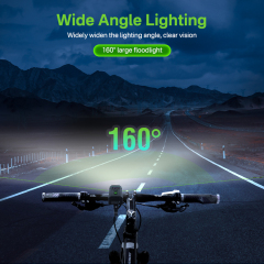 BORUiT L14 Waterproof Outdoor Bicycle Headlight 4000 lumens Aluminum Alloy USB Rechargeable for Night Riding Lighting Bike Lights