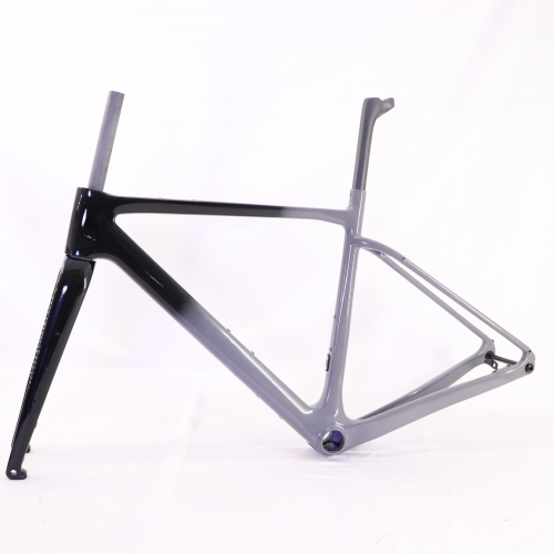 GF-002 Carbon Gravel Bike Frameset Grey Fading