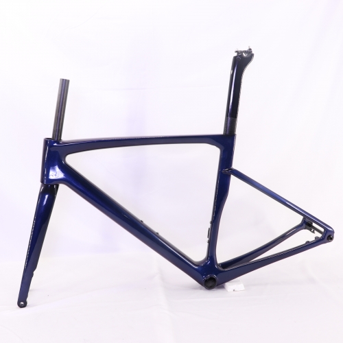 VB-R-168 Light Weight Carbon Road Bike Frameset Blue Chameleon