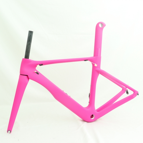VB-R-068 road bicycle frameset pink color