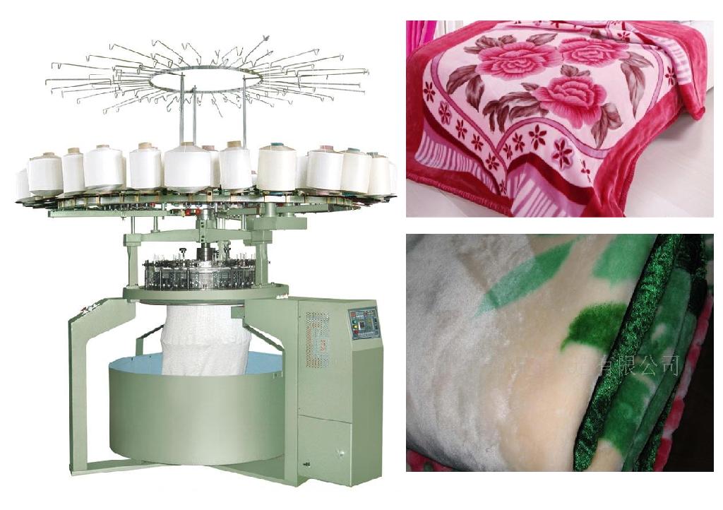 JL08 LOOP CUT KNITTING PLUSH MACHINE Mink Blanket Model,BLANKET MACHINE