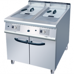 2-Tank 2-Basket Gas Fryer&Cabinet   HGF(IGF)-908