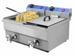 Counter top Electric Fryer With Drain  HEF(IEF)-102  CE APPROVED