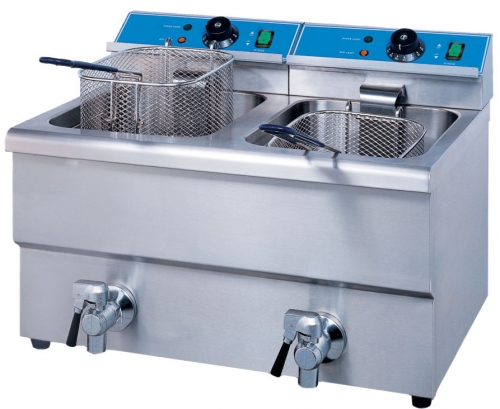 Counter top Electric Fryer   HEF(IEF)-12L-2  CE APPROVED