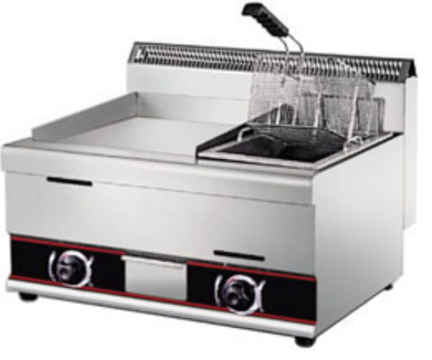 Commercial Gas  Griddle & Gas Fryer HGG(IGG)-751