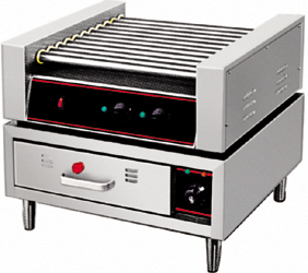 11-Roller Hot Dog Grill with Burn Warmer HHD(IHD)-821