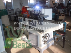 Wooden stick making machine, wooden stick shape forming machine