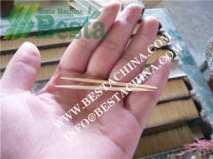 Bamboo toothpick making process