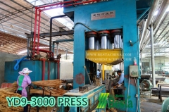 Strand Woven Bamboo Boards/Bamboo Block Pressing Machine (cold press)