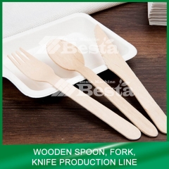 Wooden Ice spoon making machine, medical spoon machines