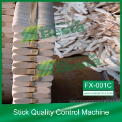 Ice cream stick quality control machine, selecting machine