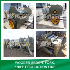 Wooden Ice spoon making machine, medical spoon machines
