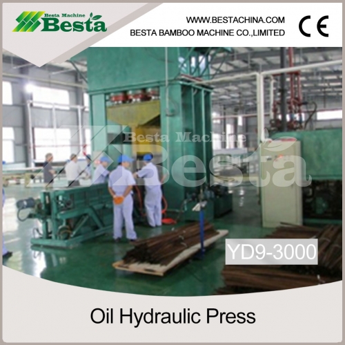 Strand Woven Bamboo Boards/Bamboo Block Pressing Machine (cold press)