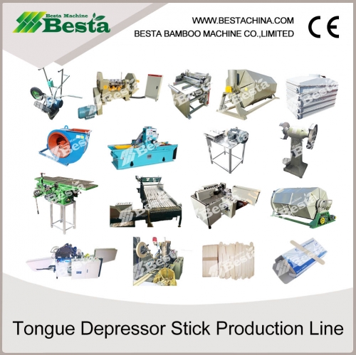 Wooden Tongue depressor Stick Machine