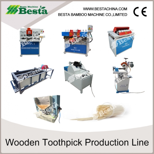 Wooden toothpick Making Machine