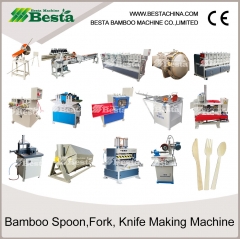 Bamboo Spoon, fork, knife making machine