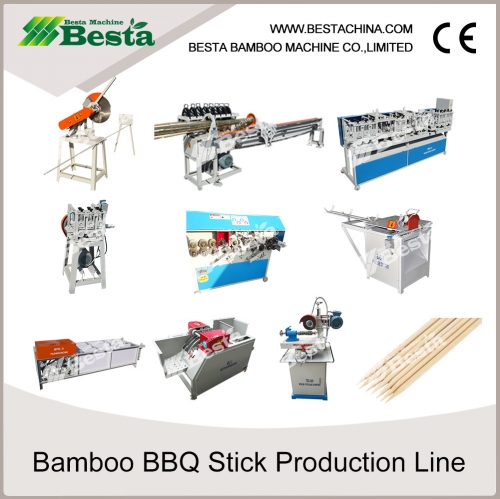 Bamboo BBQ Stick Making Machine