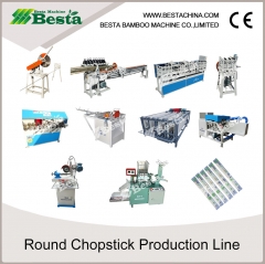 Round Chopstick Making Machine (whole production line)