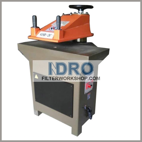 filter bag bottom cutting or punching machine