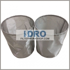 Sacos de filtro de rede de fio de aço inoxidável SS304-316-tubos