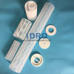 Piezas de plástico para cartuchos de filtro plisados