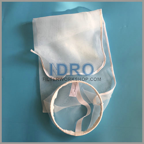 Bolsas de filtro de malla de Nylon monofilamento NMO de 220-250-300-350-400-450 micras (µm)