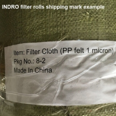 0.5-300 micron PP(polypropylene) PE(polyester) filter felt rolls