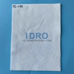 100 Mikron PE Polyester Filterfilz