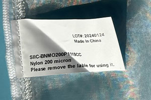 Las bolsas de filtro de malla nmo hechas a medida de 100 micrones y 200 micrones están listas para el cliente de América del Sur