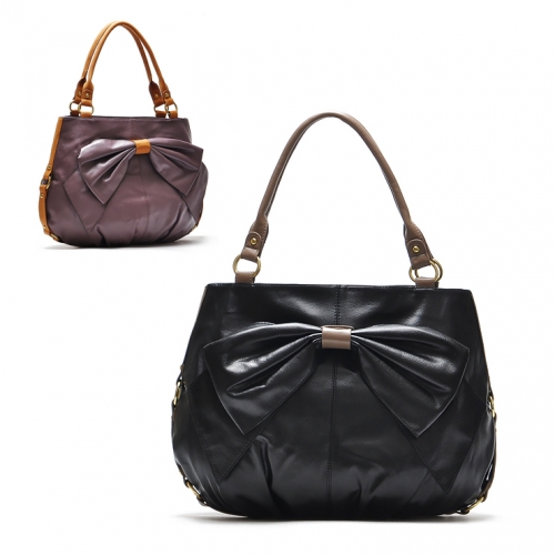 ZARA VIP$8.33 H1548 Cute BOW PU Zipper Sweet Lolita Handbag Purse Tote Bag